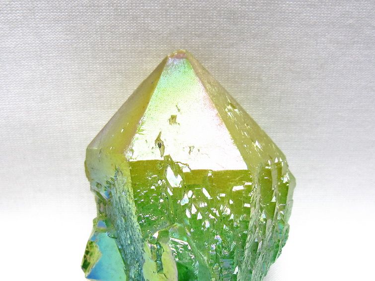 オーラクリスタル 原石 マルチカラー エレスチャル オーラ水晶 一点物 171-8787