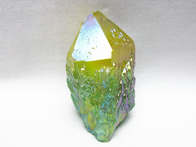 オーラクリスタル 原石 マルチカラー エレスチャル オーラ水晶 一点物 171-8789