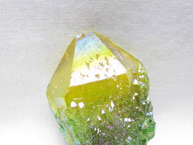 オーラクリスタル 原石 マルチカラー エレスチャル オーラ水晶 一点物 171-8789
