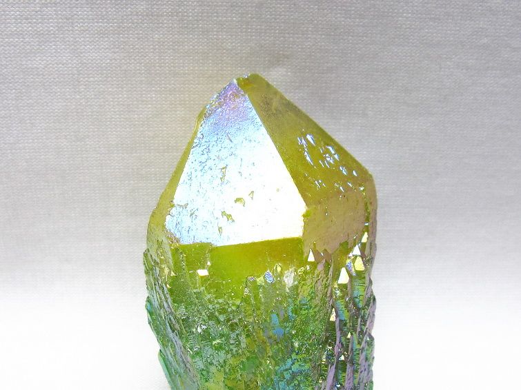 オーラクリスタル 原石 マルチカラー エレスチャル オーラ水晶 一点物 171-8789