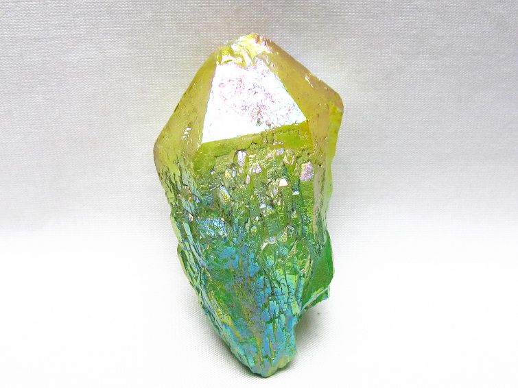 オーラクリスタル 原石 マルチカラー エレスチャル オーラ水晶 一点物 171-8790