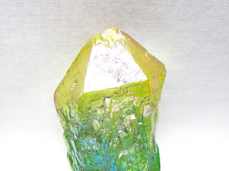 オーラクリスタル 原石 マルチカラー エレスチャル オーラ水晶 一点物 171-8790