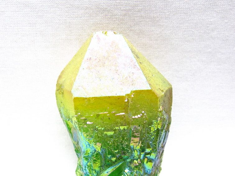 オーラクリスタル 原石 マルチカラー エレスチャル オーラ水晶 一点物 171-8791