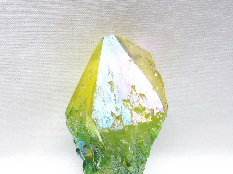 オーラクリスタル 原石 マルチカラー エレスチャル オーラ水晶 一点物 171-8793