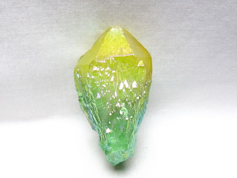 オーラクリスタル 原石 マルチカラー エレスチャル オーラ水晶 一点物 171-8795