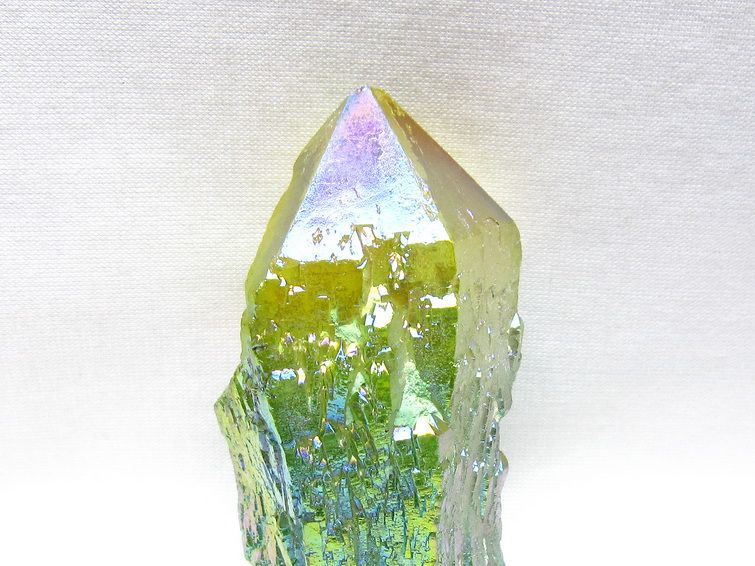 オーラクリスタル 原石 マルチカラー エレスチャル オーラ水晶 一点物 171-8798