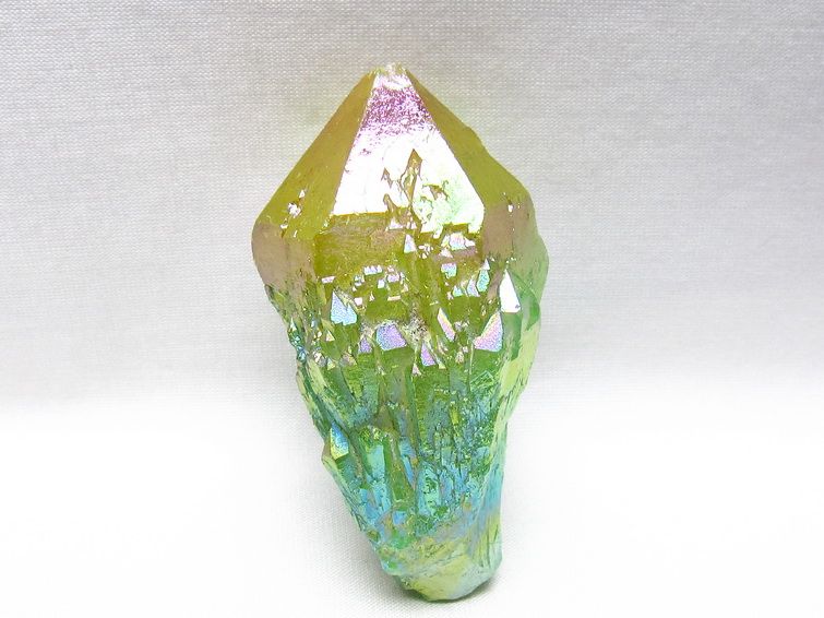 オーラクリスタル 原石 マルチカラー エレスチャル オーラ水晶 一点物 171-8800