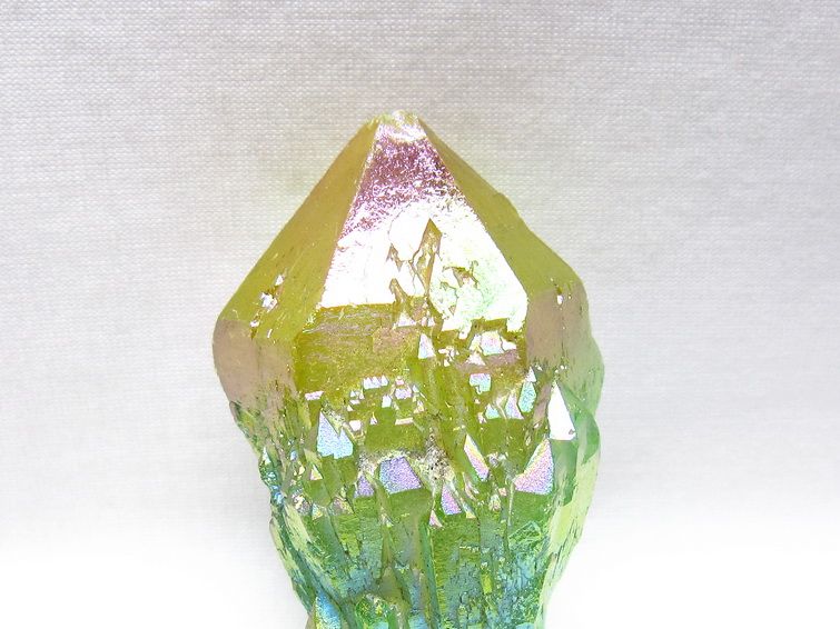 オーラクリスタル 原石 マルチカラー エレスチャル オーラ水晶 一点物 171-8800