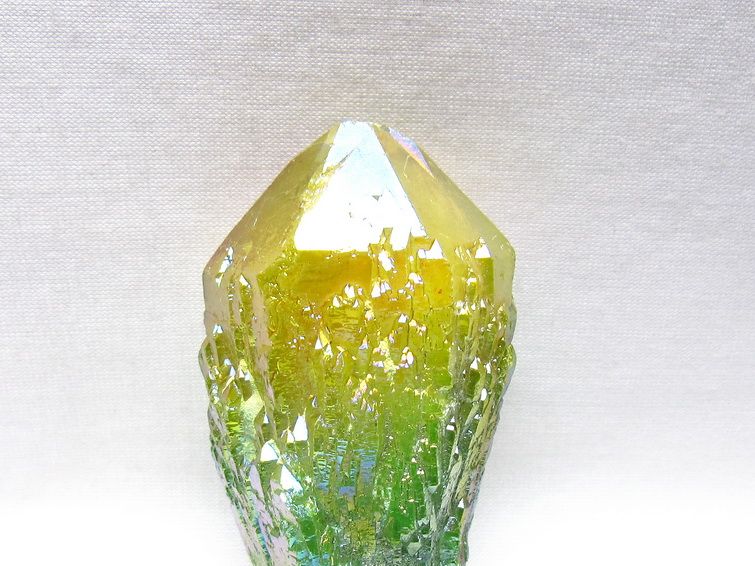 オーラクリスタル 原石 マルチカラー エレスチャル オーラ水晶 一点物 171-8801