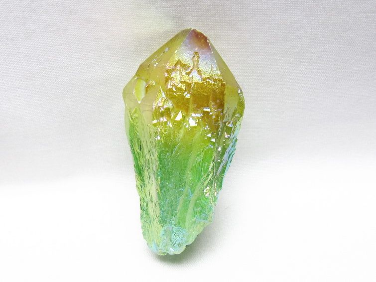 オーラクリスタル 原石 マルチカラー エレスチャル オーラ水晶 一点物 171-8802