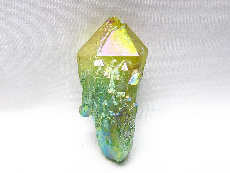 オーラクリスタル 原石 マルチカラー エレスチャル オーラ水晶 一点物 171-8803