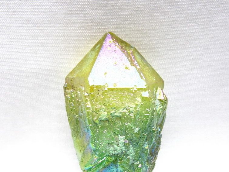 オーラクリスタル 原石 マルチカラー エレスチャル オーラ水晶 一点物 171-8803