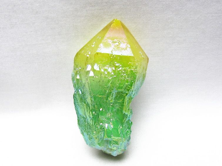 オーラクリスタル 原石 マルチカラー エレスチャル オーラ水晶 一点物 171-8804