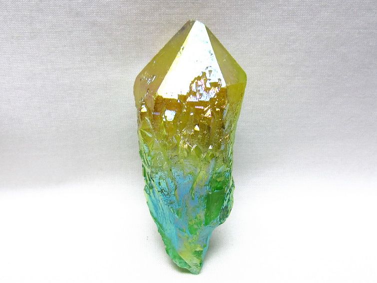 オーラクリスタル 原石 マルチカラー エレスチャル オーラ水晶 一点物 171-8805