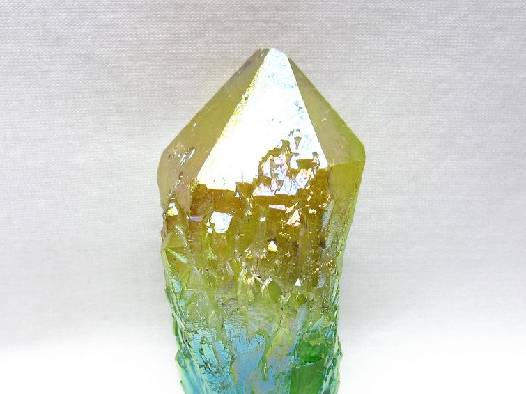 オーラクリスタル 原石 マルチカラー エレスチャル オーラ水晶 一点物 171-8805
