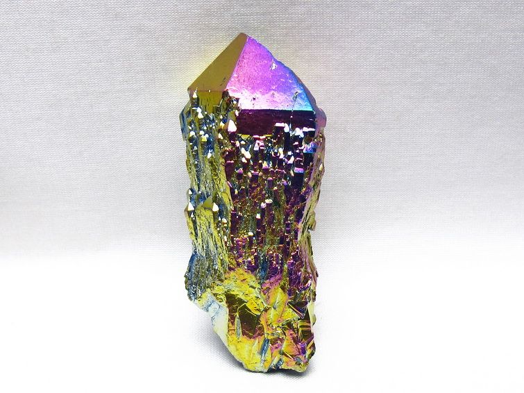 オーラクリスタル 原石 レインボーブルー エレスチャル オーラ水晶 一点物 171-8809