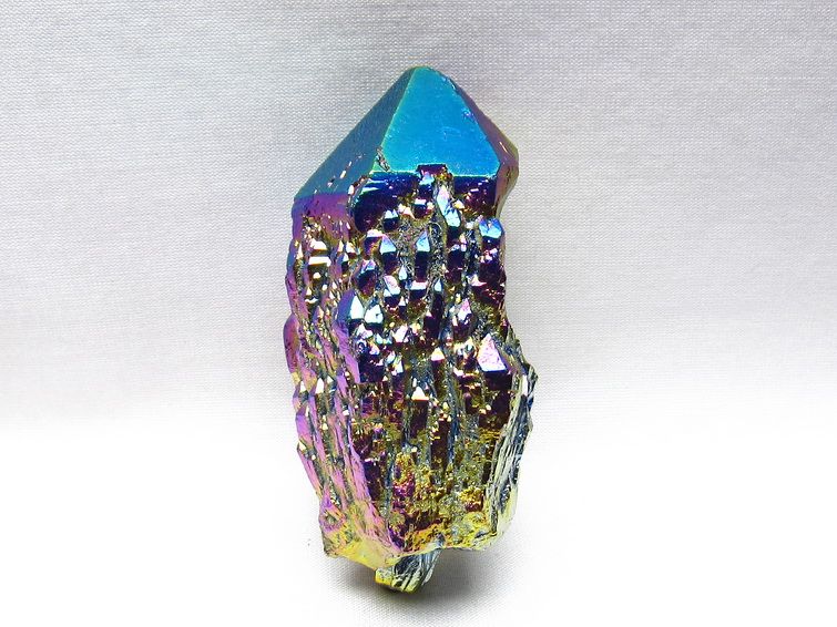 オーラクリスタル 原石 レインボーブルー エレスチャル オーラ水晶 一点物 171-8810