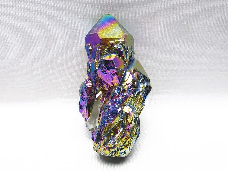 オーラクリスタル 原石 レインボーブルー エレスチャル オーラ水晶 一点物 171-8811