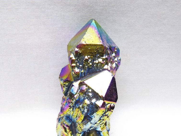 オーラクリスタル 原石 レインボーブルー エレスチャル オーラ水晶 一点物 171-8811