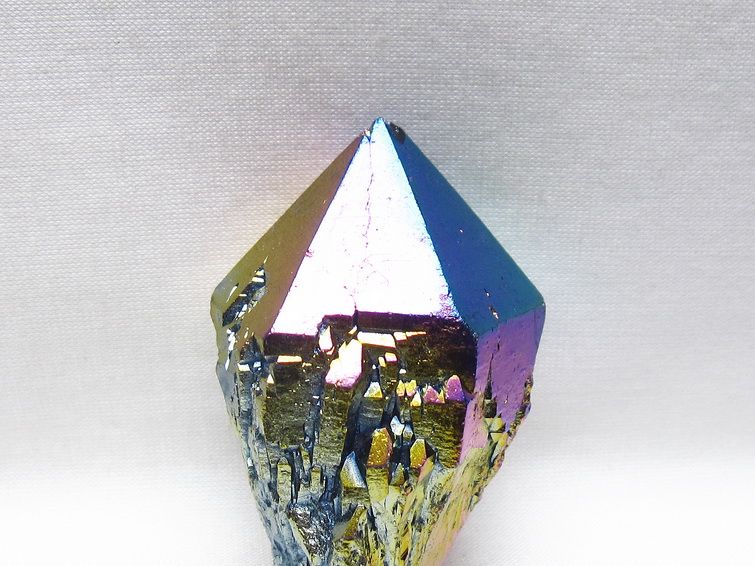 オーラクリスタル 原石 レインボーブルー エレスチャル オーラ水晶 一点物 171-8816