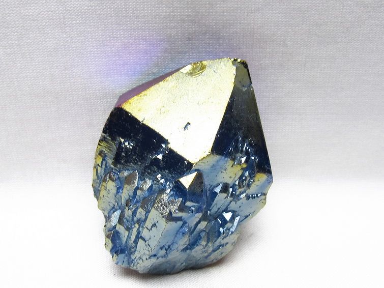 オーラクリスタル 原石 レインボーブルー エレスチャル オーラ水晶 一点物 171-8817