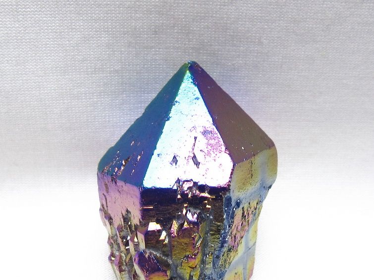 オーラクリスタル 原石 レインボーブルー エレスチャル オーラ水晶 一点物 171-8818