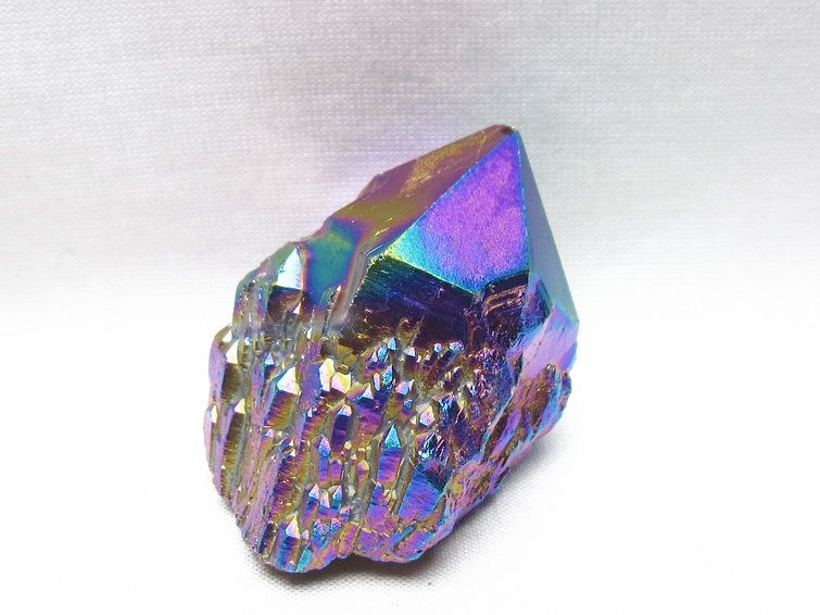 オーラクリスタル 原石 レインボーブルー エレスチャル オーラ水晶 一点物 171-8819