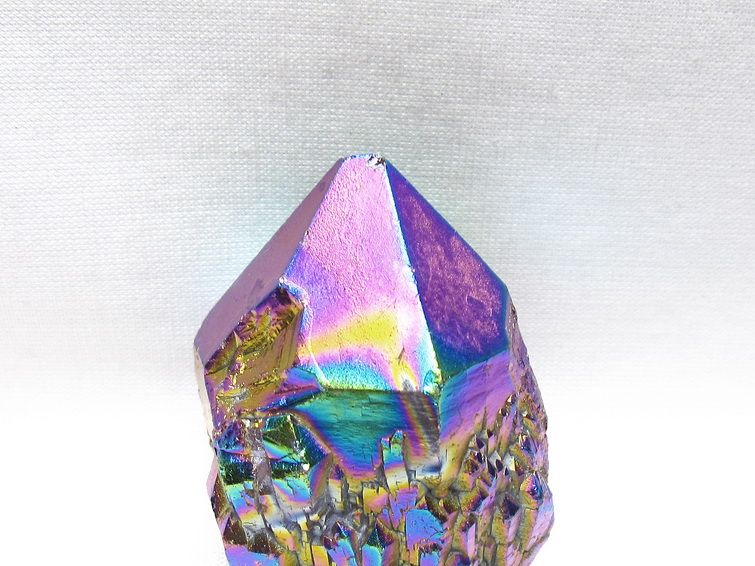 オーラクリスタル 原石 レインボーブルー エレスチャル オーラ水晶 一点物 171-8819