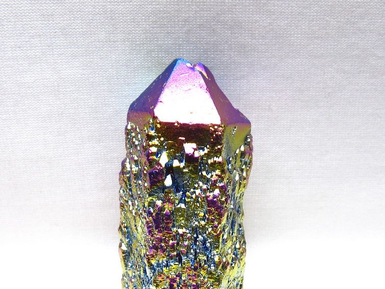 オーラクリスタル 原石 レインボーブルー エレスチャル オーラ水晶 一点物 171-8826