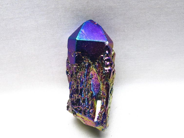 オーラクリスタル 原石 レインボーブルー エレスチャル オーラ水晶 一点物 171-8828