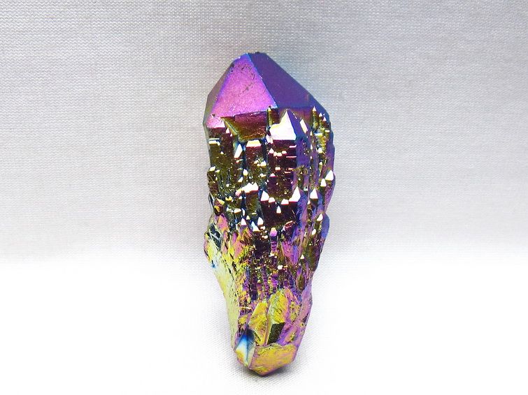 オーラクリスタル 原石 レインボーブルー エレスチャル オーラ水晶 一点物 171-8829