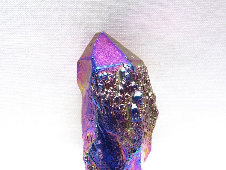 オーラクリスタル 原石 レインボーブルー エレスチャル オーラ水晶 一点物 171-8833