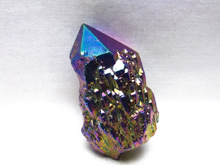 オーラクリスタル 原石 レインボーブルー エレスチャル オーラ水晶 一点物 171-8835