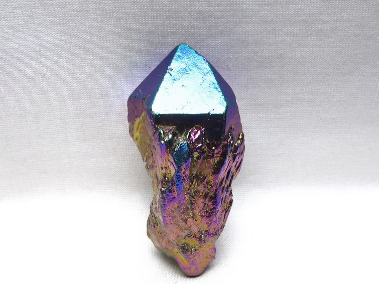 オーラクリスタル 原石 レインボーブルー エレスチャル オーラ水晶 一点物 171-8837