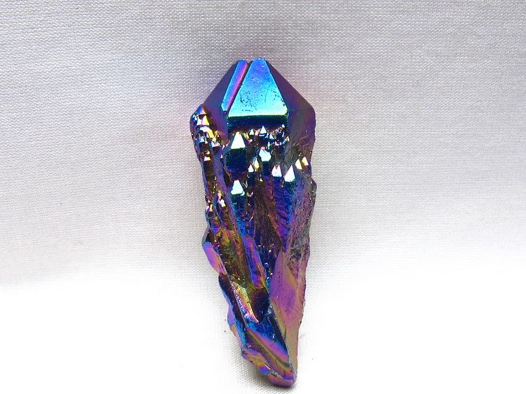 オーラクリスタル 原石 レインボーブルー エレスチャル オーラ水晶 一点物 171-8839