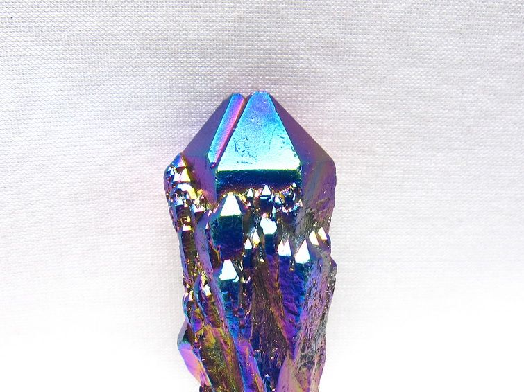 オーラクリスタル 原石 レインボーブルー エレスチャル オーラ水晶 一点物 171-8839
