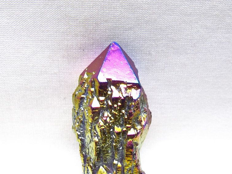 オーラクリスタル 原石 レインボーブルー エレスチャル オーラ水晶 一点物 171-8841