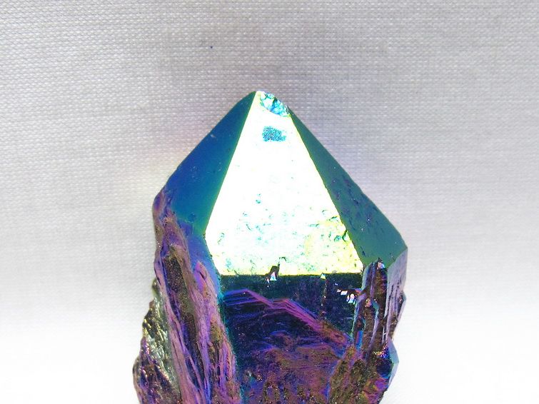 オーラクリスタル 原石 レインボーブルー エレスチャル オーラ水晶 一点物 171-8843