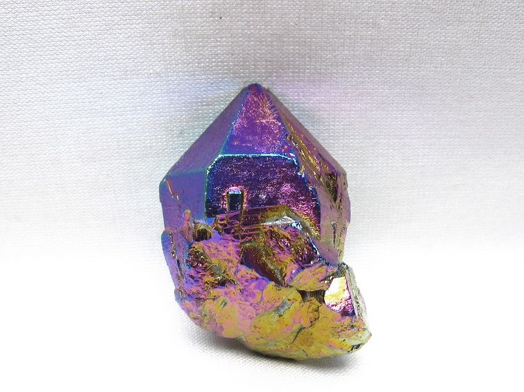 オーラクリスタル 原石 レインボーブルー エレスチャル オーラ水晶 一点物 171-8846