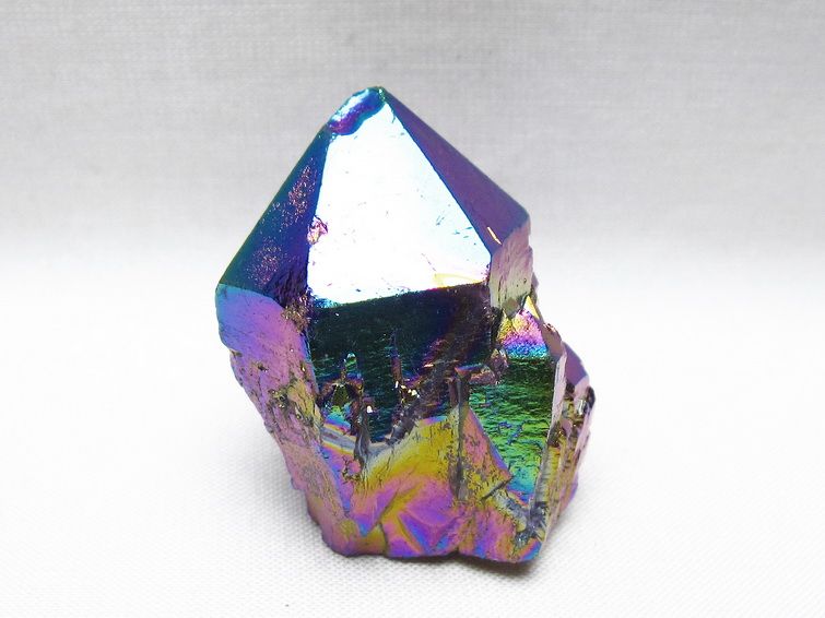オーラクリスタル 原石 レインボーブルー エレスチャル オーラ水晶 一点物 171-8847