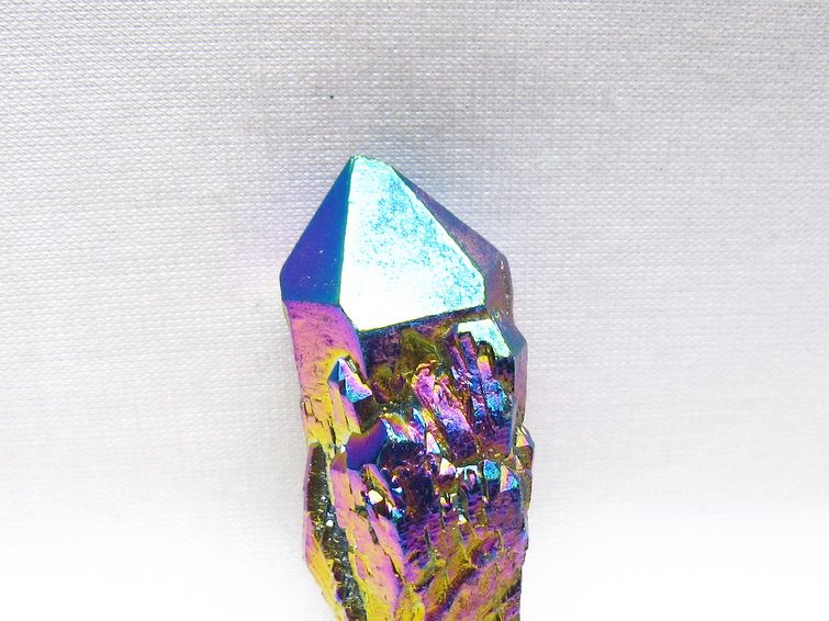 オーラクリスタル 原石 レインボーブルー エレスチャル オーラ水晶 一点物 171-8849