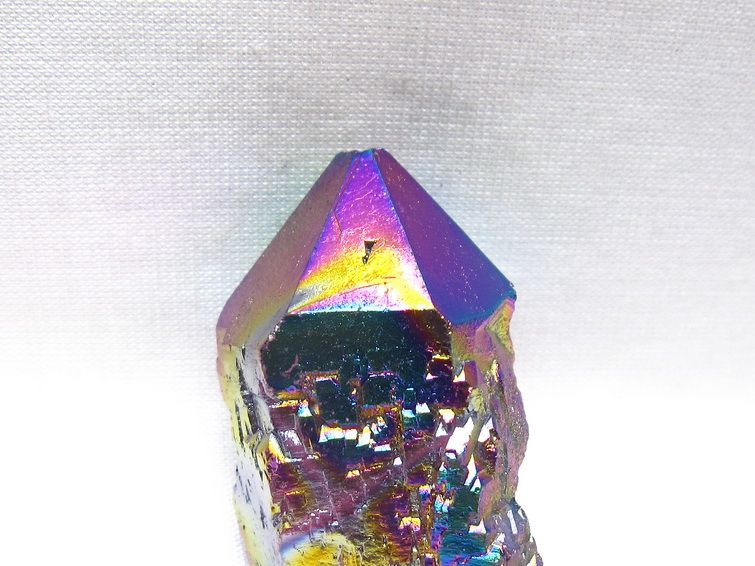 オーラクリスタル 原石 レインボーブルー エレスチャル オーラ水晶 一点物 171-8850