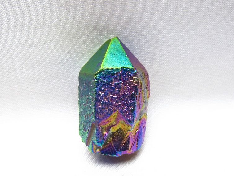 オーラクリスタル 原石 レインボーブルー エレスチャル オーラ水晶 一点物 171-8851