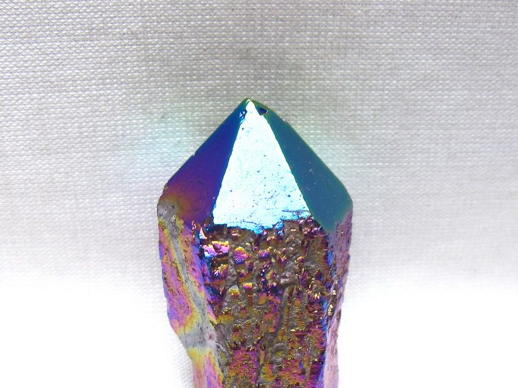 オーラクリスタル 原石 レインボーブルー エレスチャル オーラ水晶 一点物 171-8851