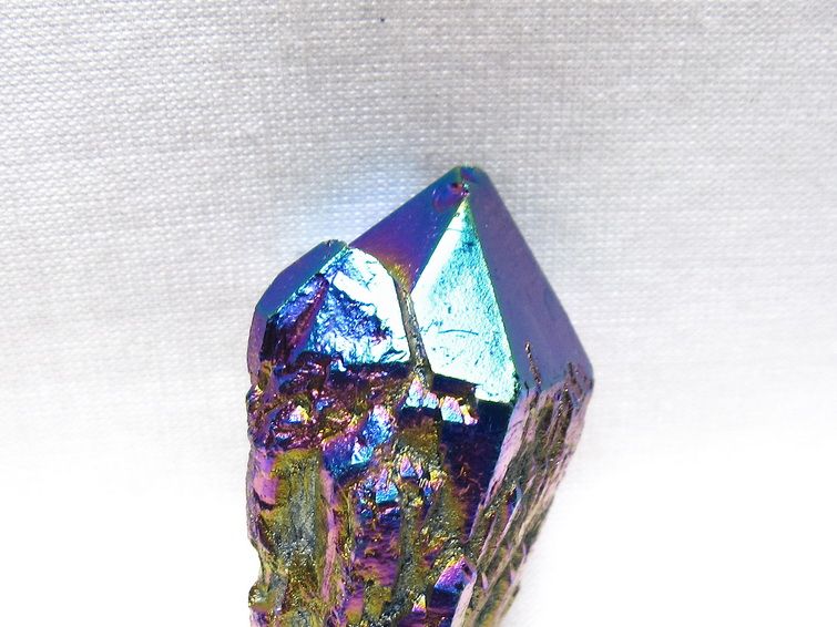 オーラクリスタル 原石 レインボーブルー エレスチャル オーラ水晶 一点物 171-8852