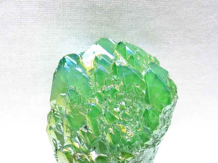 オーラクリスタル 原石 グリーン エレスチャル オーラ水晶 一点物 171-8859