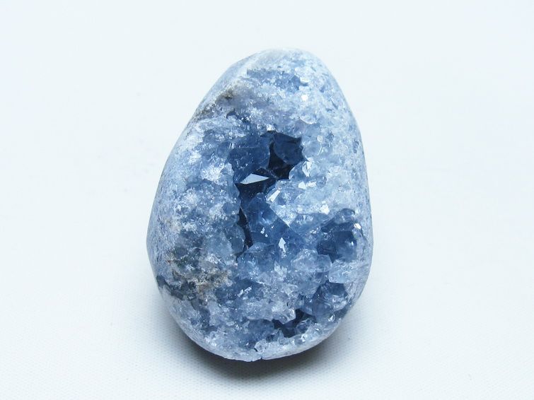 セレスタイト 原石 天青石 ハート 一点物 171-9284