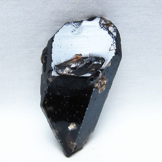 黒水晶 原石 山東省産 モリオン 原石 一点物 171-9942