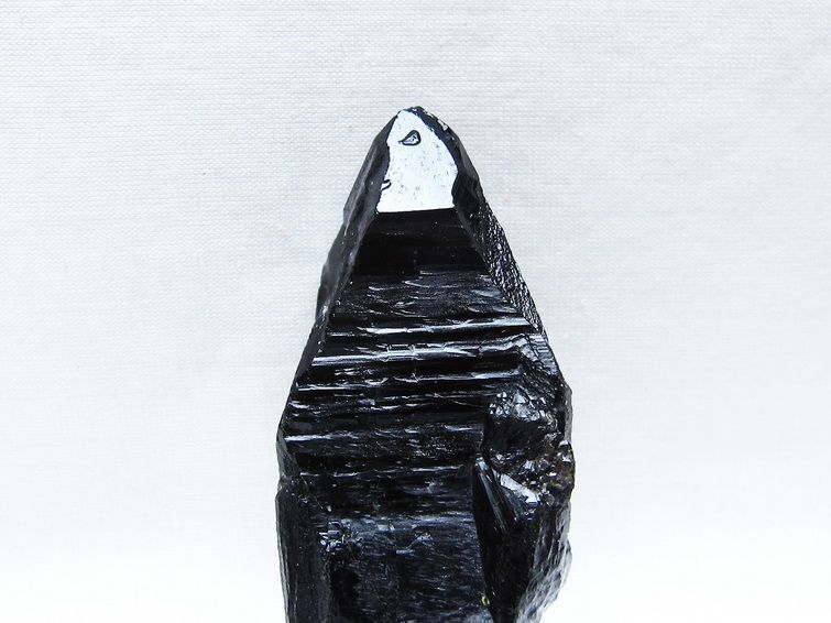 黒水晶 モリオン 原石 山東省産 カルサイト付き 一点物 171-9977