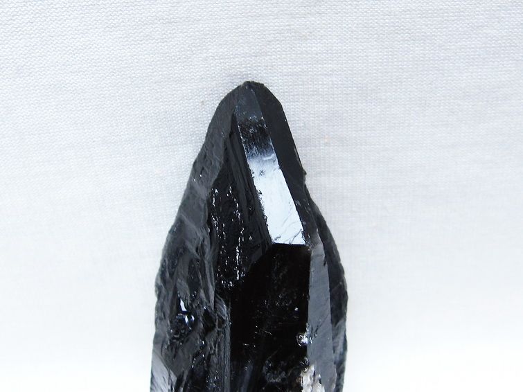 黒水晶 モリオン 原石 山東省産 カルサイト付き 一点物 171-9977